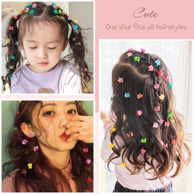 Tetizo clips in child's hair demonstrating cute, lightweight styling