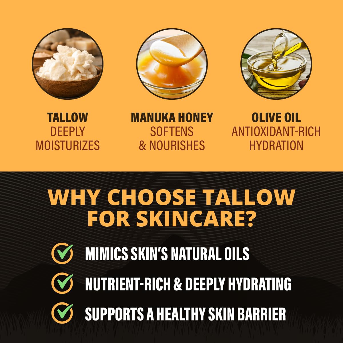 TETON ingredients olive oil and manuka honey staged benefit: natural ingredient synergy