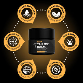 TETON on bathroom shelf lifestyle scene benefit: complements minimalist skincare routines