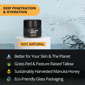 TETON open jar texture close-up highlighting creamy balm benefit: rich emollient texture