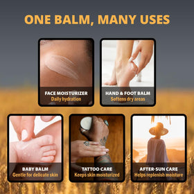 TETON spoon of balm detail with product on utensil benefit: easy scoopability and spreadability