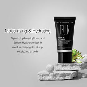 TEULN tube held in hand to show size and convenient travel benefit