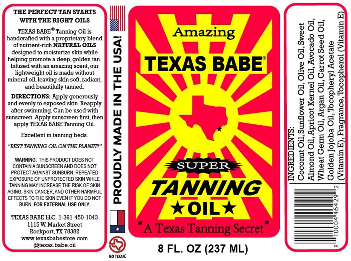 Texas Babe application on arm closeup, brand demonstrating even, hydrated finish