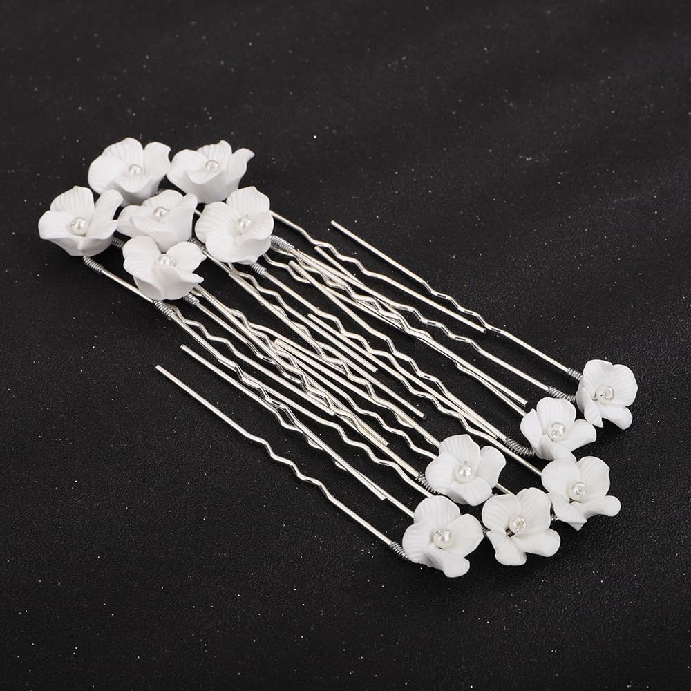 Teyglen close-up of flower and pearl detail for delicate bridal accents