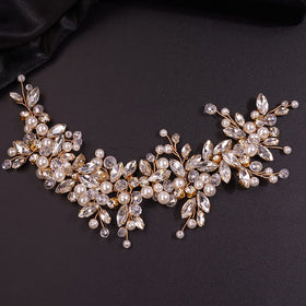 Teyglen close-up of rhinestones and pearls highlighting sparkle and craftsmanship