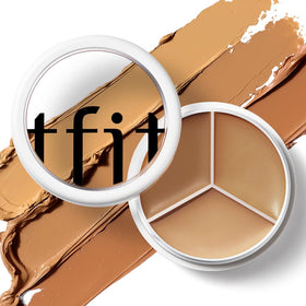 TFIT concealer texture close-up showing creamy blendability and smooth finish benefit