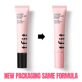 TFIT application on face displaying seamless blend and even canvas