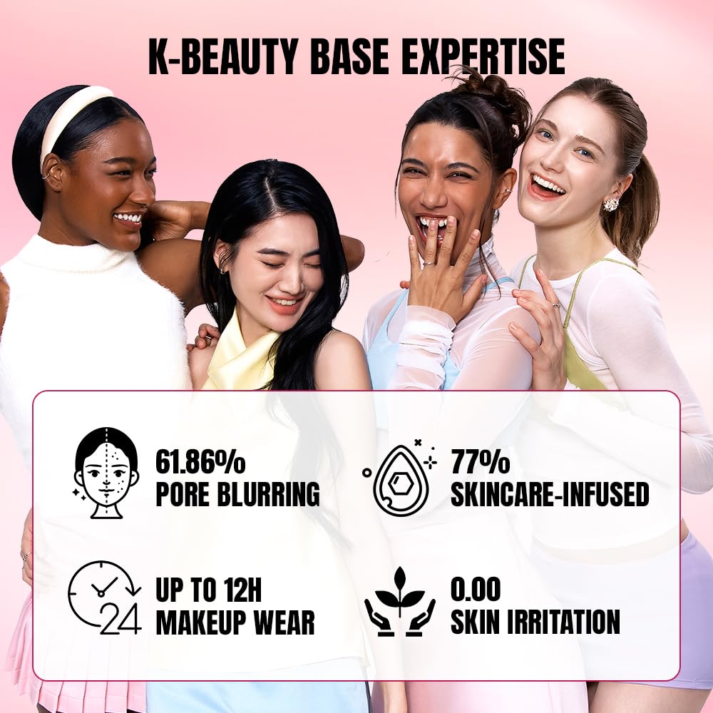 TFIT before and after pores blurred to reveal smoother skin result