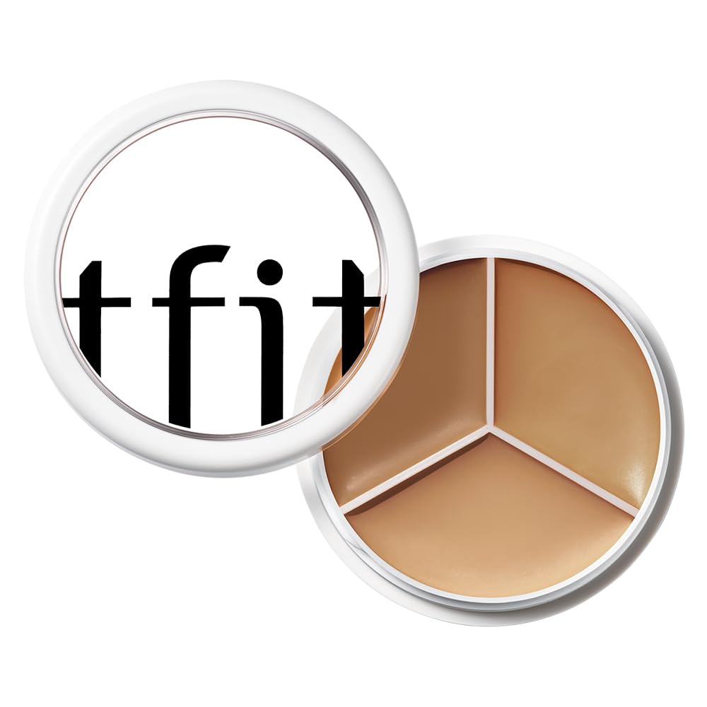 TFIT triple palette front compact showing sleek travel-friendly design and branding