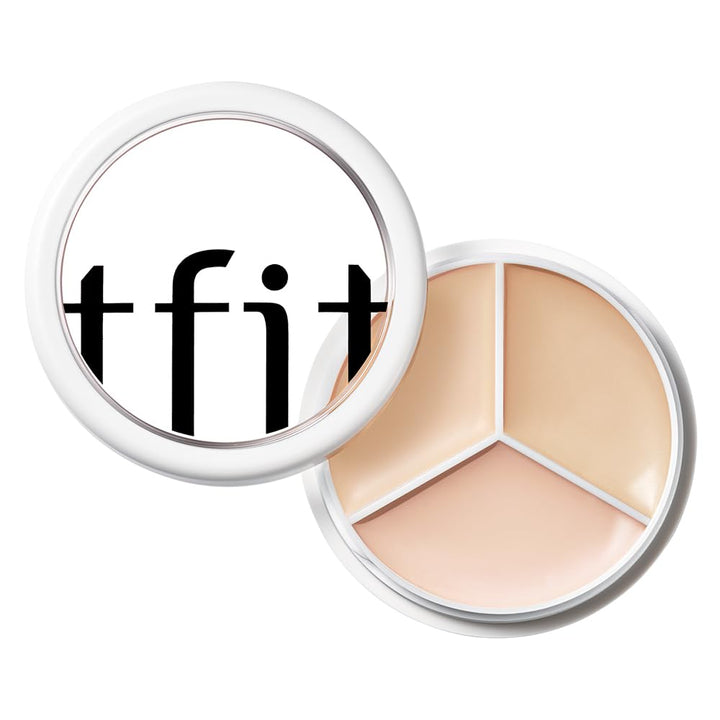 TFIT triple palette front view showing compact design and shade layout for convenience