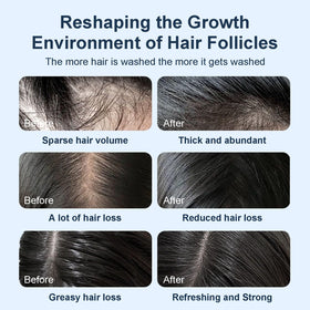 Tgideas after wash hair showing added volume and improved body
