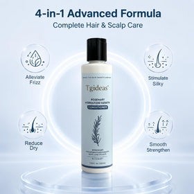 Tgideas conditioner being applied in shower showing quick distribution benefit