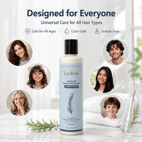 Tgideas conditioner packed in travel bag showing portability and convenience