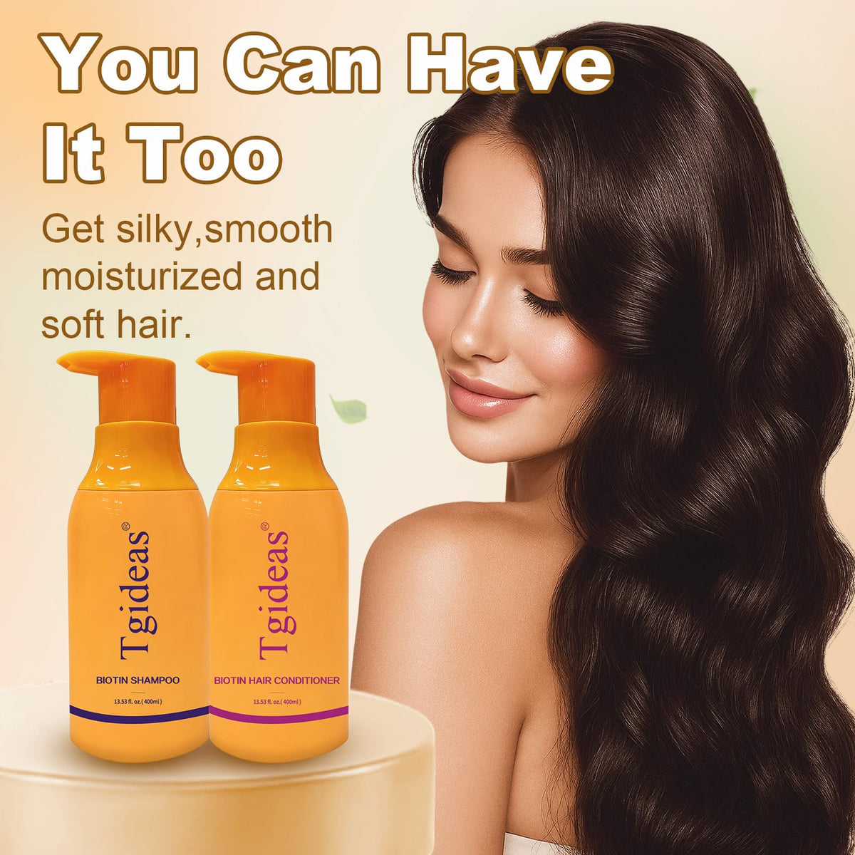 Tgideas ingredient arrangement with argan and peptides illustrating natural support