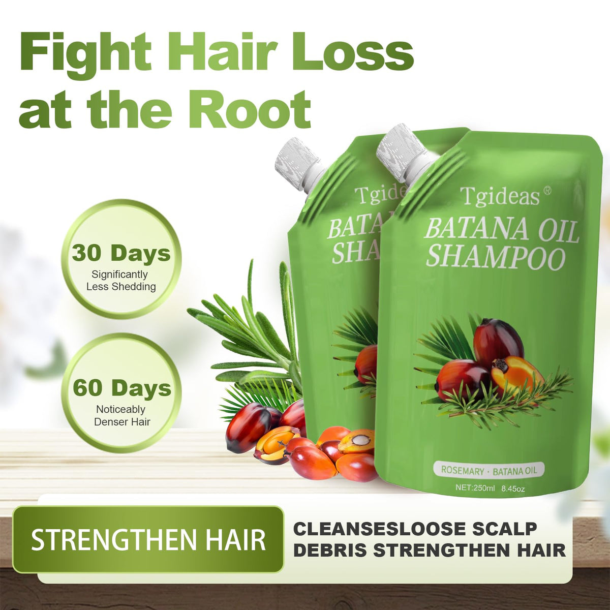 tgideas label close-up highlighting natural ingredients and benefits