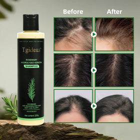 Tgideas rosemary and biotin ingredients flatlay for strengthening