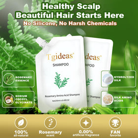 Tgideas shampoo staged in bathroom, illustrating everyday routine and fresh scent