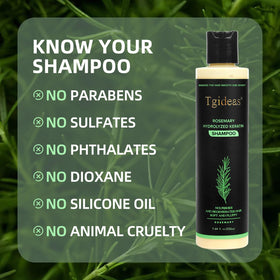 Tgideas shampoo in shower being used for daily hair care routine