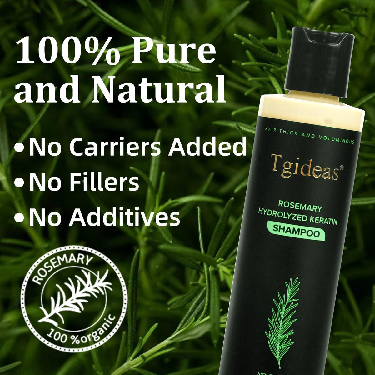 Tgideas shampoo in use on wet hair delivering root lift