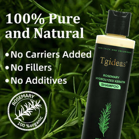 Tgideas shampoo in use on wet hair delivering root lift