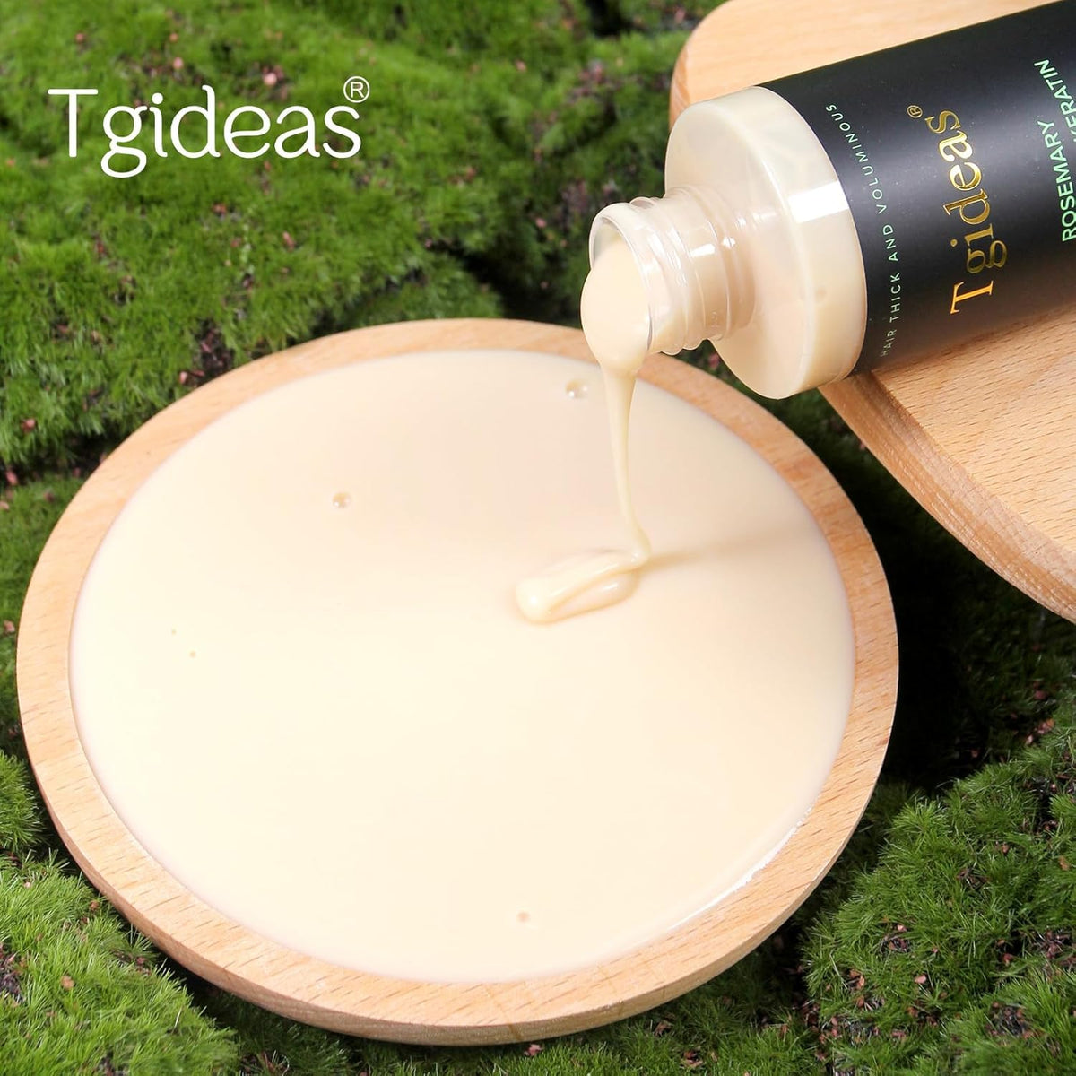 Tgideas travel bottle in toiletry bag for on-the-go hair care