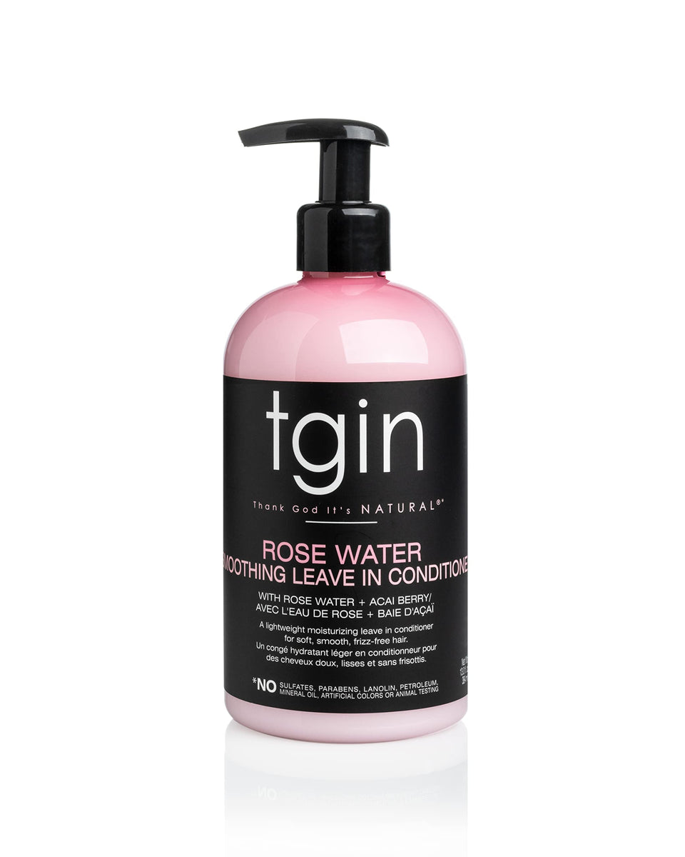 tgin front bottle showing rose water benefits and clean design