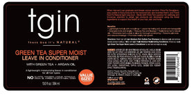 tgin side label with directions and charity program information visible