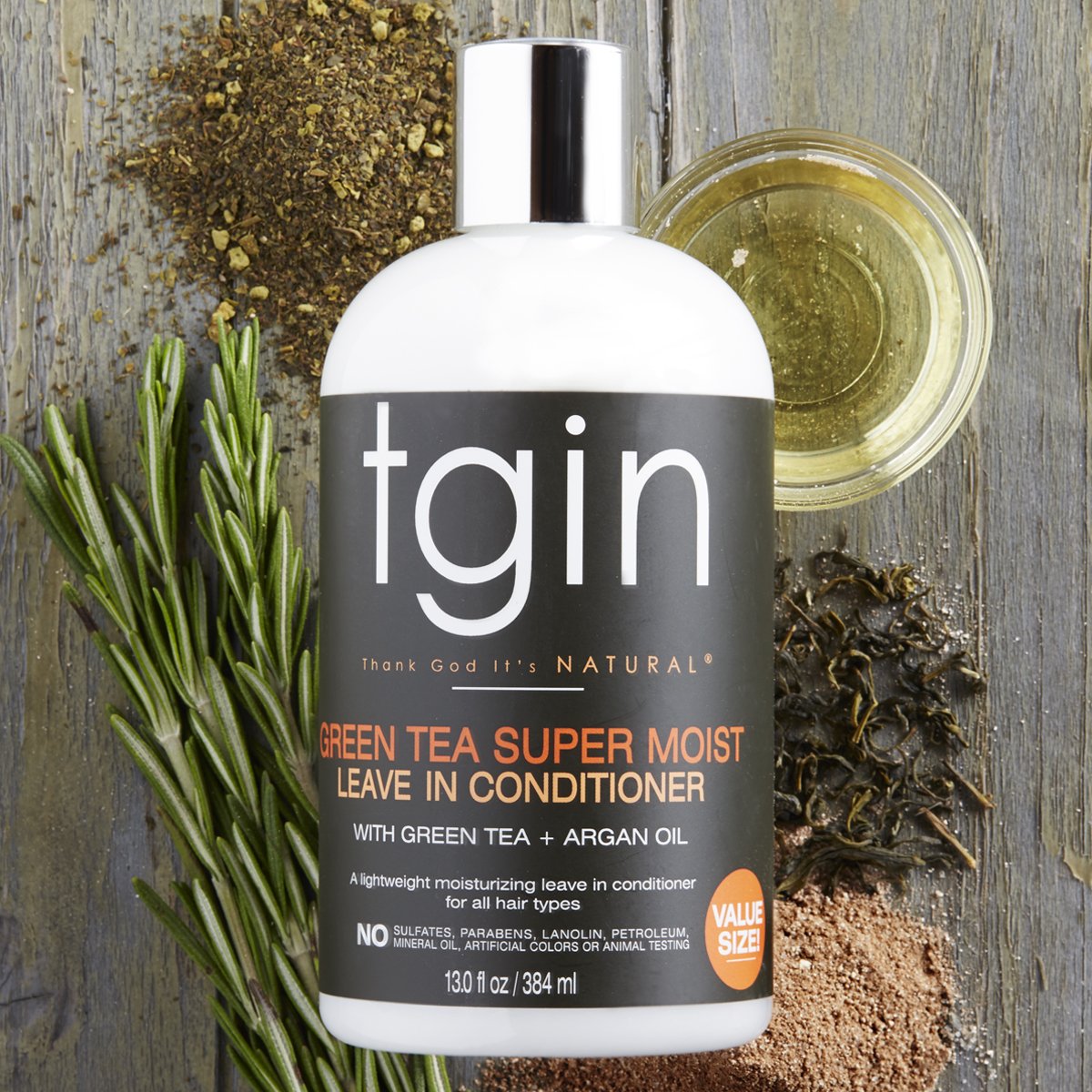 tgin cream texture on hand showing lightweight slip and easy spreadability