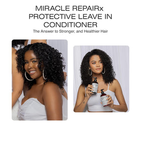 tgin Miracle RepaiRx bottle label detail highlighting biotin and castor oil