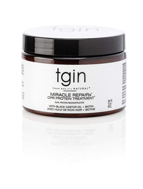 tgin Miracle RepaiRx front jar showing label and 12 oz size benefit of repair
