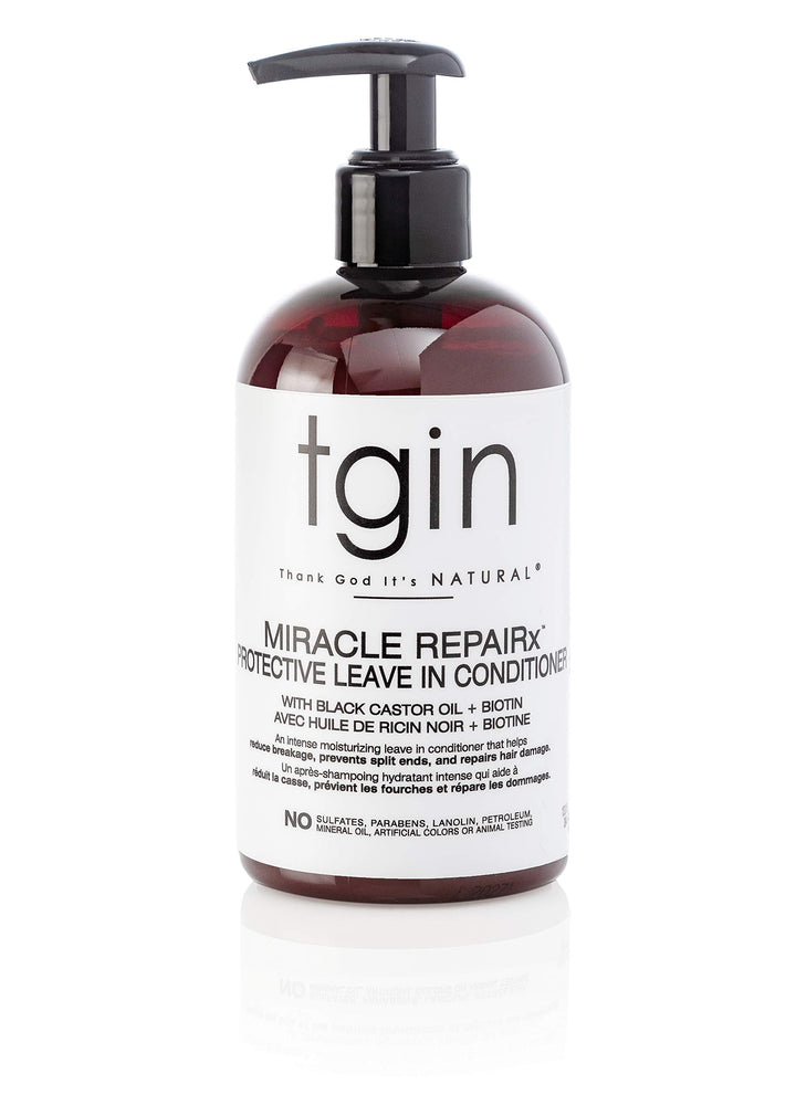 tgin Miracle RepaiRx front packaging showing 13 oz jar and benefits