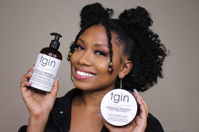 tgin Miracle RepaiRx creamy texture close-up showing smoothing and hydration benefit