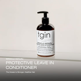tgin Miracle RepaiRx cream texture close-up demonstrating smooth hydration