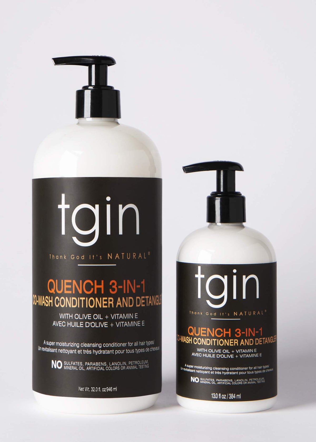 tgin creamy conditioner texture demonstrating high slip and moisture
