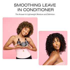 tgin applying leave-in to wet hair for detangling and softness benefit
