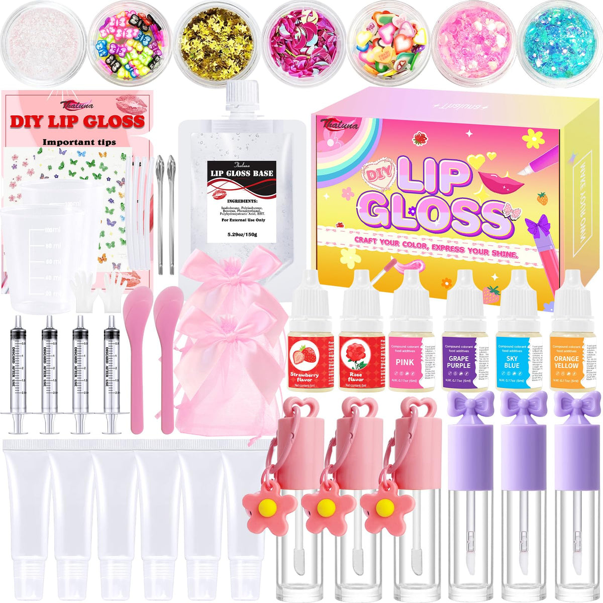 Thaluna front packaging showing full kit contents and benefits