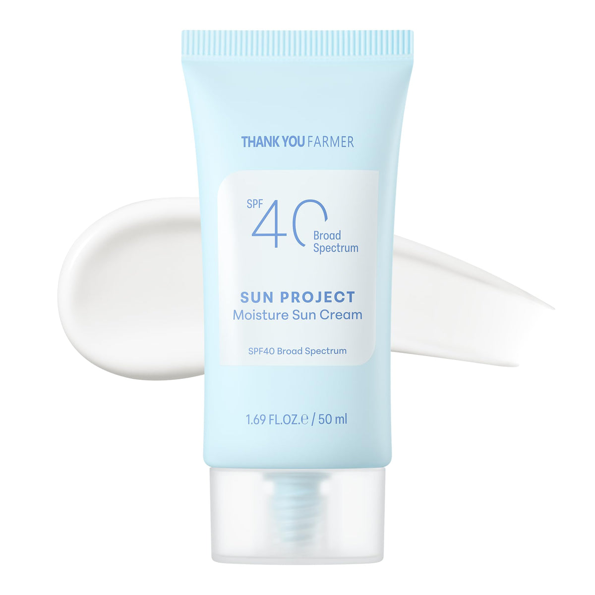 THANKYOU FARMER front packaging showing tube and SPF benefits