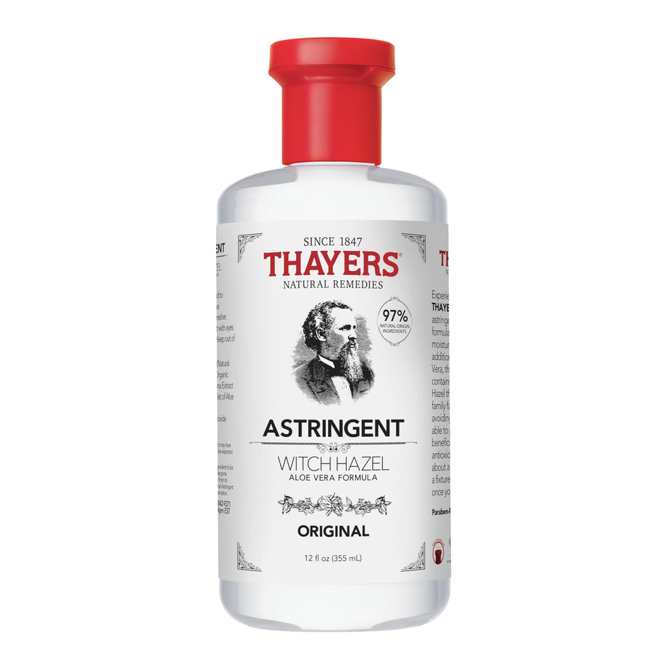 THAYERS bottle front view showing clean packaging and soothing astringent
