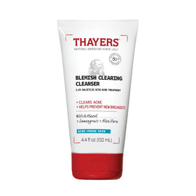 THAYERS front packaging of blemish-clearing face cleanser for clear skin