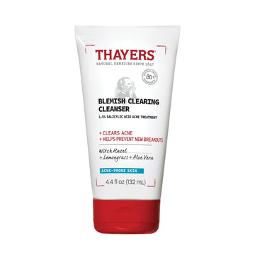 THAYERS front packaging of blemish-clearing face cleanser for clear skin