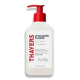 THAYERS front packaging 8 fl oz showing product benefit of balanced cleansing