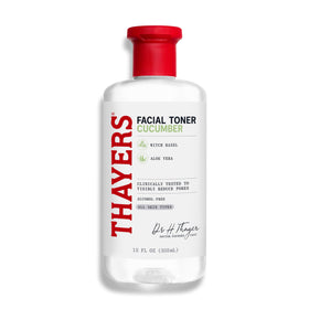 Thayers front packaging showing cucumber toner and calming hydration