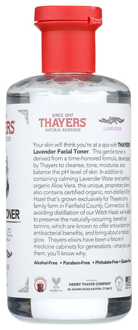 THAYERS in bathroom setting showing how toner fits morning skincare routines