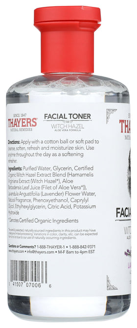 THAYERS close-up lavender sprig to emphasize calming scent and natural extracts
