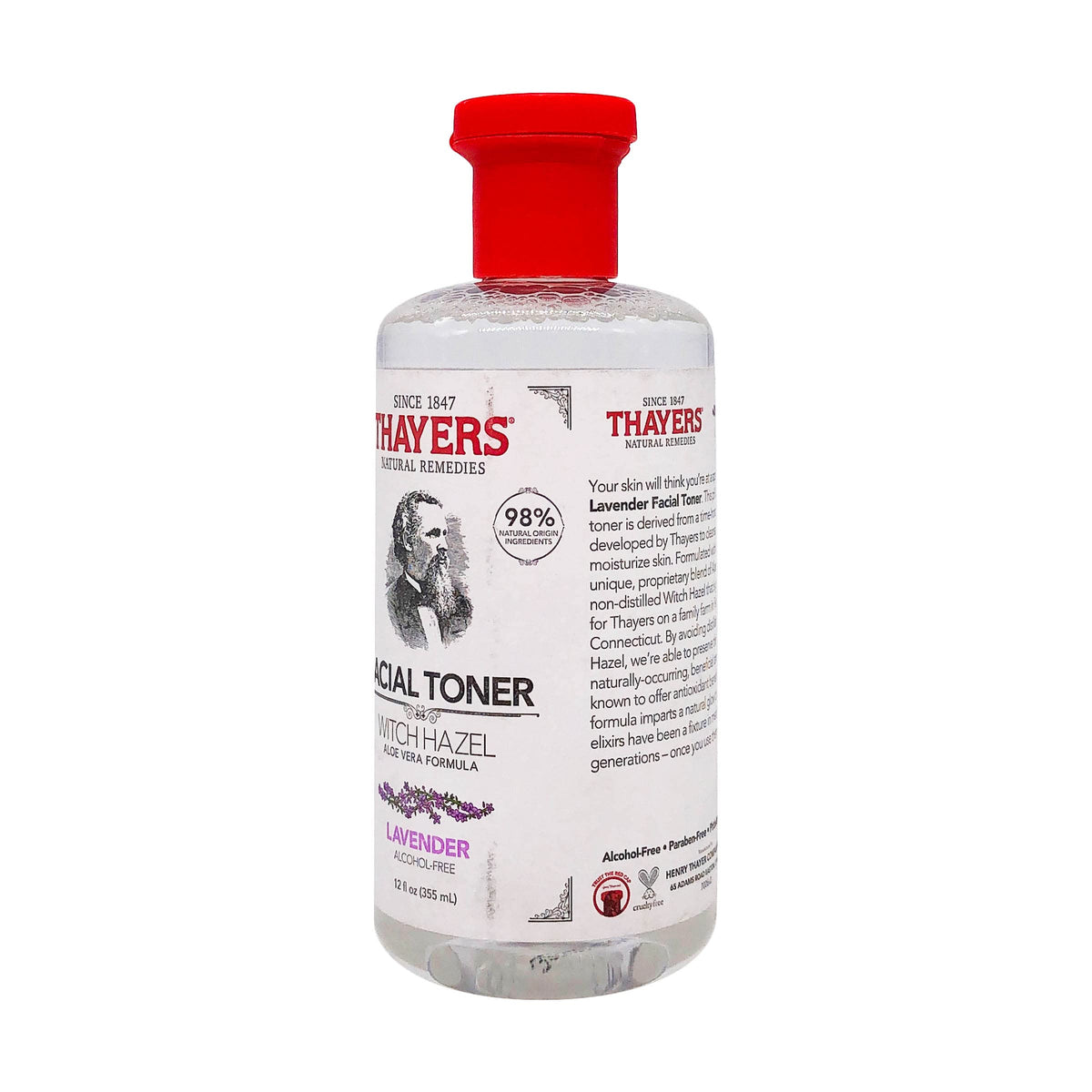 THAYERS liquid poured to show lightweight toner texture and hydrating feel