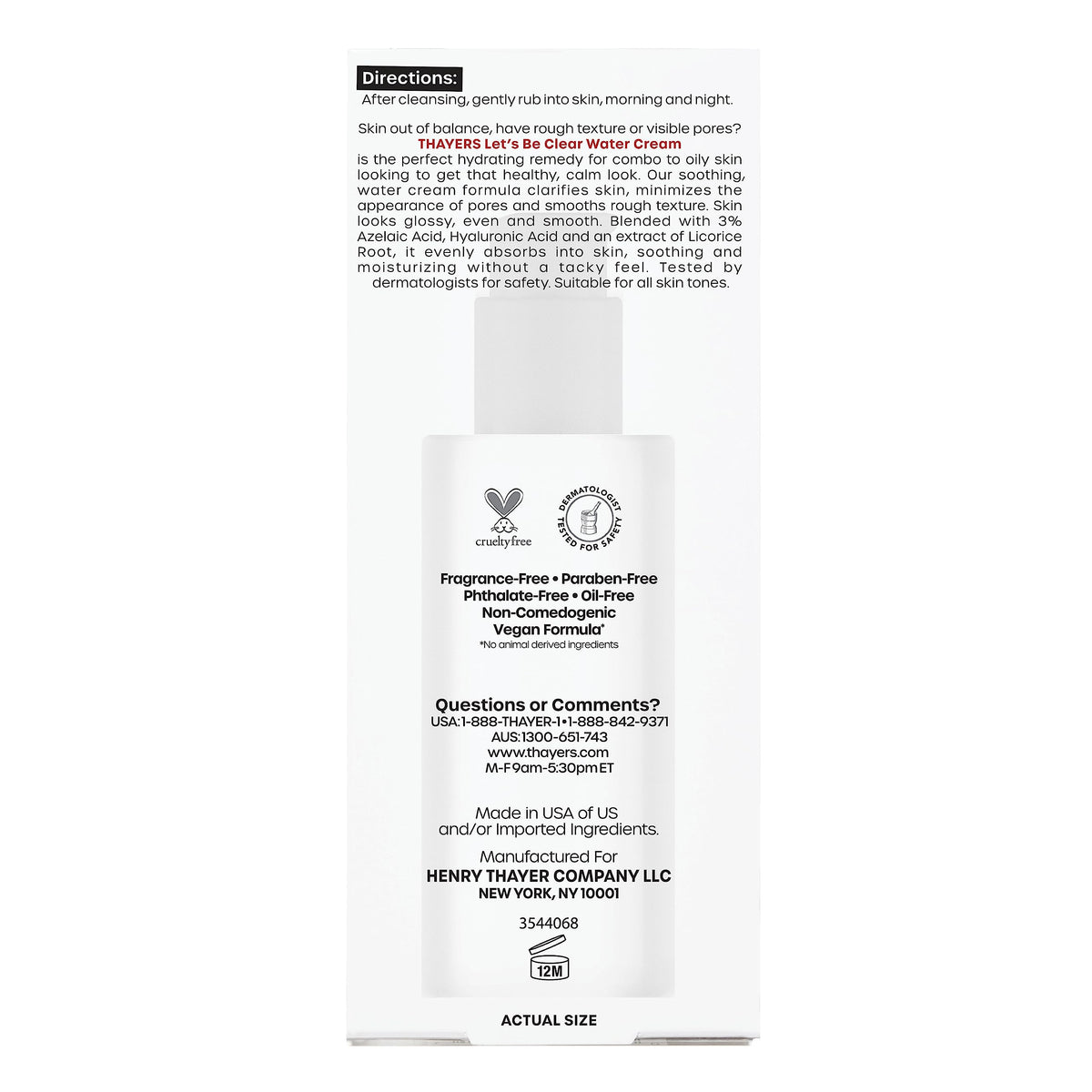 THAYERS lifestyle shot on bathroom counter demonstrating everyday skincare ease