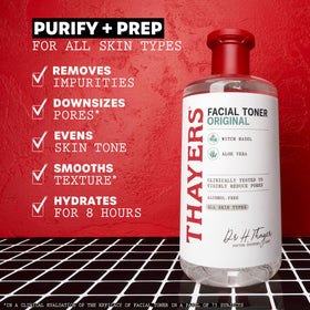 THAYERS liquid texture on hand showing lightweight hydrating feel