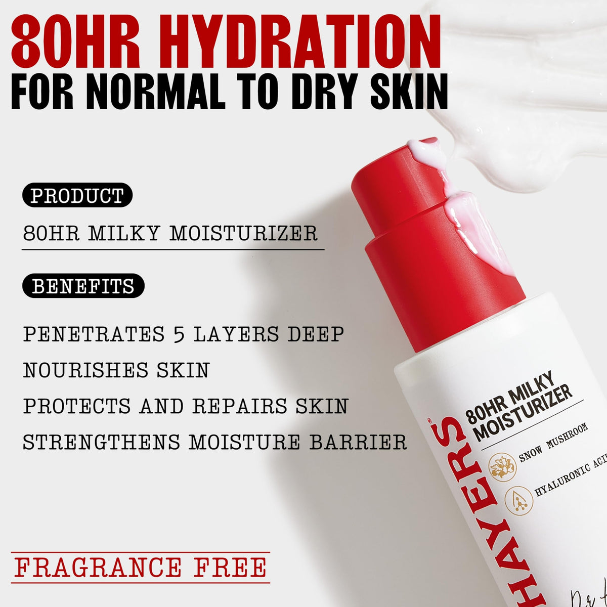THAYERS pump dispensing cream, demonstrates controlled application benefit