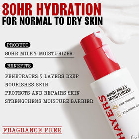 THAYERS pump dispensing cream, demonstrates controlled application benefit