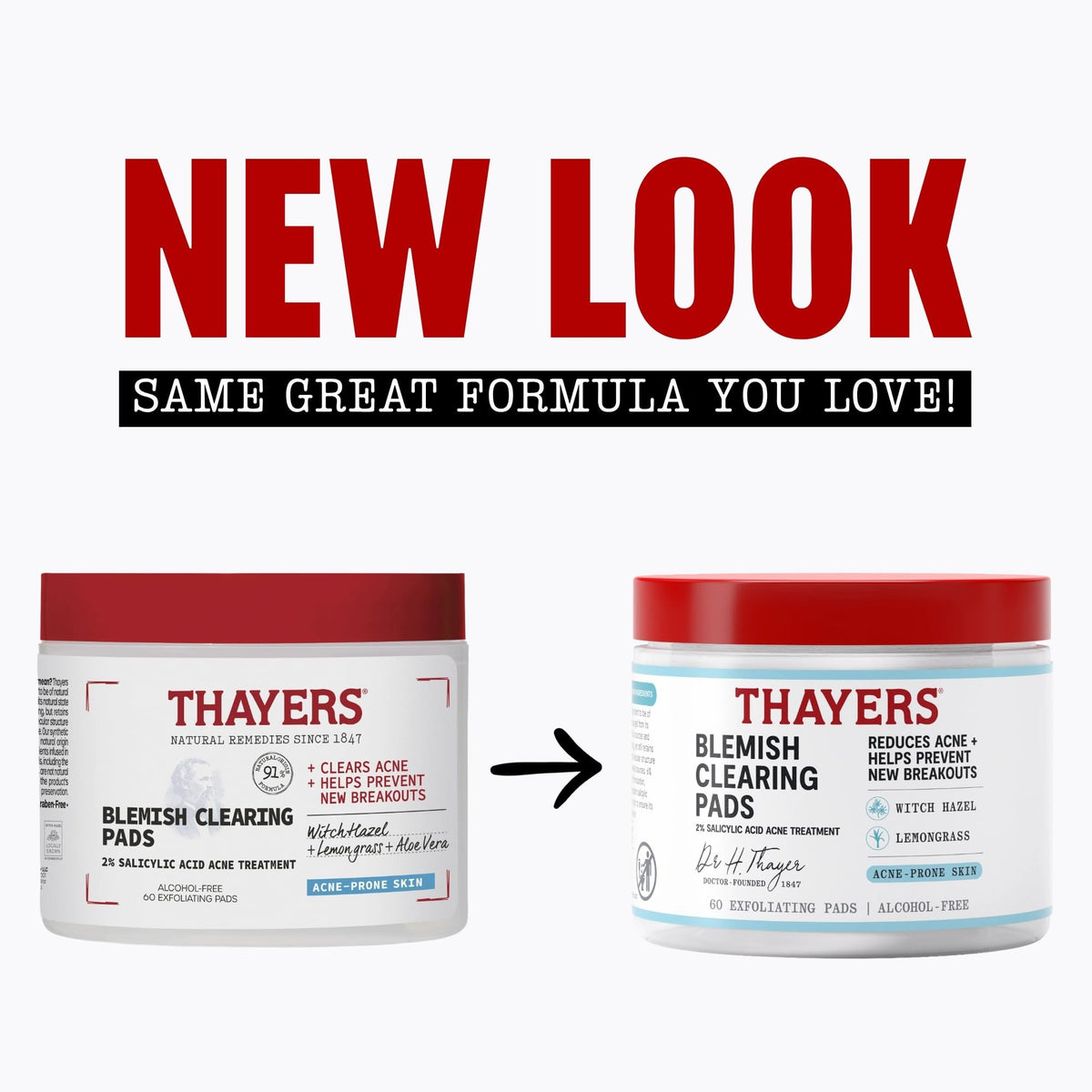 THAYERS close-up of pad texture highlighting gentle exfoliation